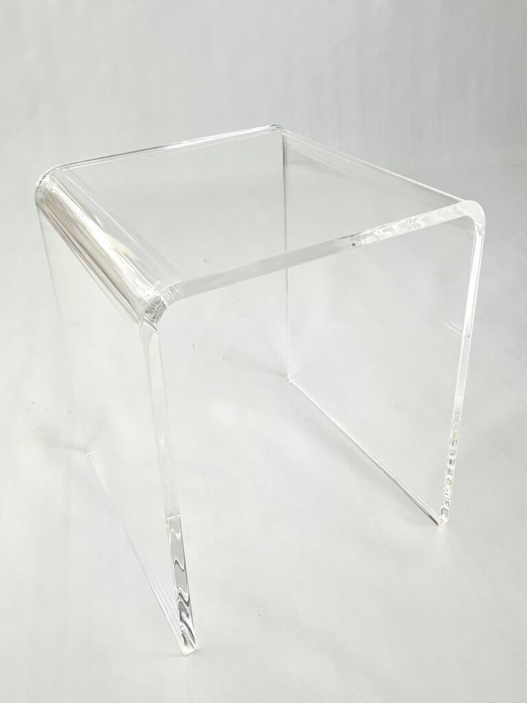 Supporto Espositivo In Acrilico Trasparente Per Minerali, Cristalli E Piccoli Oggetti Da Collezione - Piedistallo Quadrato 50x50 Mm